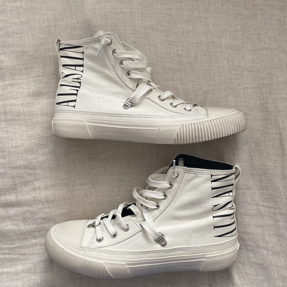 Allsaints Cream Hightops - Womens